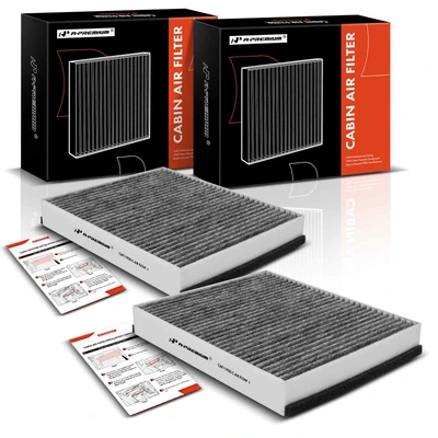 2 Pcs Activated Carbon Cabin Air Filter
