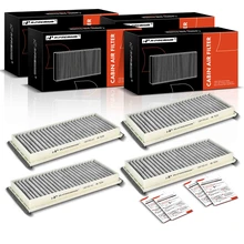 4 Pcs Activated Carbon Cabin Air Filter for 2004-2011 Mazda RX-8