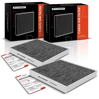 2 Pcs Activated Carbon Cabin Air Filter