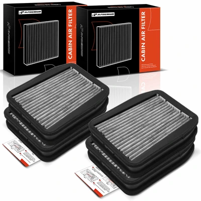 4 Pcs Cabin Air Filter with Charcoal Media