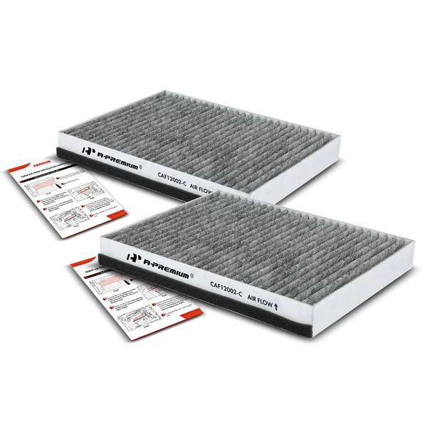 2 Pcs Activated Carbon Cabin Air Filter for Kia Soul 2014-2019 Soul EV 2015-2019
