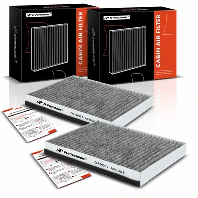 2 Pcs Activated Carbon Cabin Air Filter