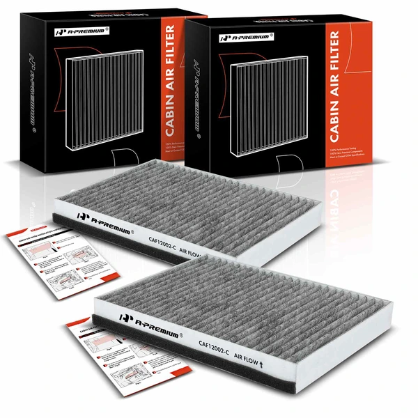 2 Pcs Activated Carbon Cabin Air Filter for Kia Soul 2014-2019 Soul EV 2015-2019