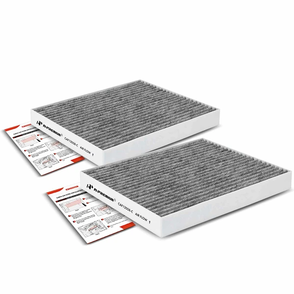 2 Pcs Activated Carbon Cabin Air Filter for Hyundai Accent 18-22 Elantra Kia Forte