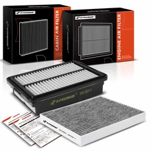 2 Pcs Engine & Activated Carbon Cabin Air Filter for 2020-2024 Kia Forte5