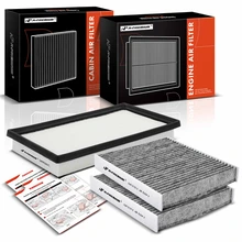 3 Pcs Engine & Activated Carbon Cabin Air Filter for 2020-2024 Toyota Highlander