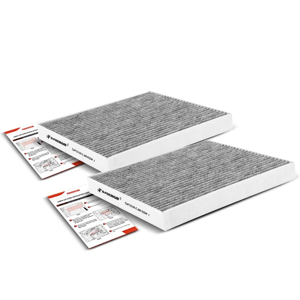 2 Pcs Activated Carbon Cabin Air Filter for Kia Optima 16-20 Hyundai Sonata 16-19