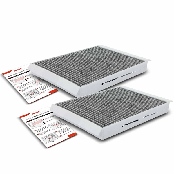 2 Pcs Activated Carbon Cabin Air Filters for Ford Mustang 2015-2022