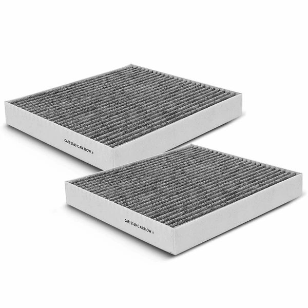 2 Pcs Activated Carbon Cabin Air Filters for Hyundai Tucson Kona Kia Seltos Sportage
