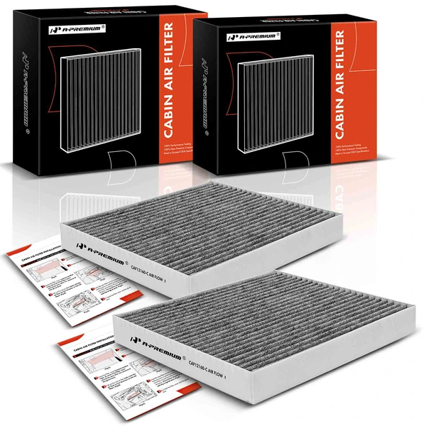 2 Pcs Activated Carbon Cabin Air Filters for 2016-2021 Hyundai Tucson