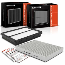 2 Pcs Engine & Activated Carbon Cabin Air Filter for 2016-2020 Kia Sorento