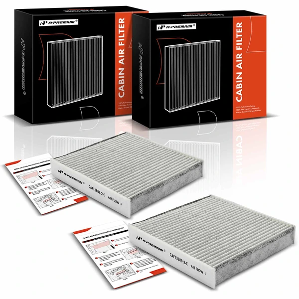 2 Pcs Activated Carbon Cabin Air Filter for Land Rover Defender 110 Defender 130