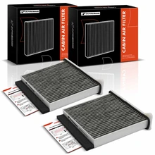 2 Pcs Behind Glove Box Cabin Air Filter