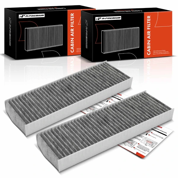 2 Pcs Activated Carbon Cabin Air Filter for Honda Accord 1998-2002 Acura TL 1999-2003 CL