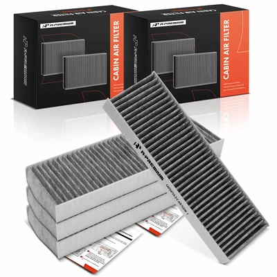 4 Pcs Activated Carbon Cabin Air Filter