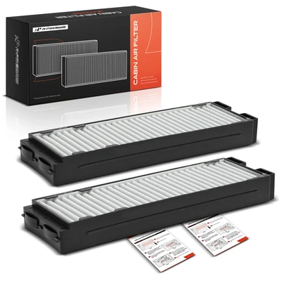 2 Pcs Activated Carbon Cabin Air Filter