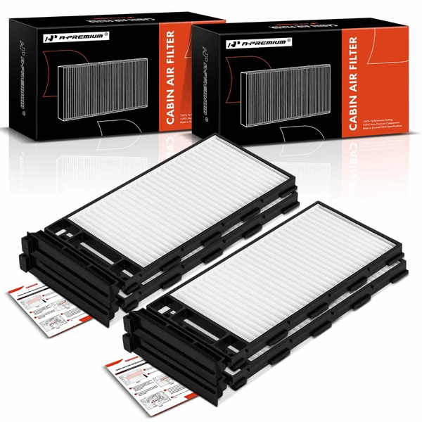 4 Pcs Activated Carbon Cabin Air Filter for 1998-2004 Nissan Frontier