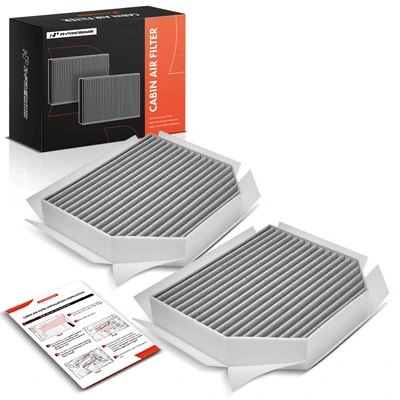 2 Pcs Activated Carbon Cabin Air Filter