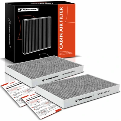 2 Pcs Activated Carbon Cabin Air Filter