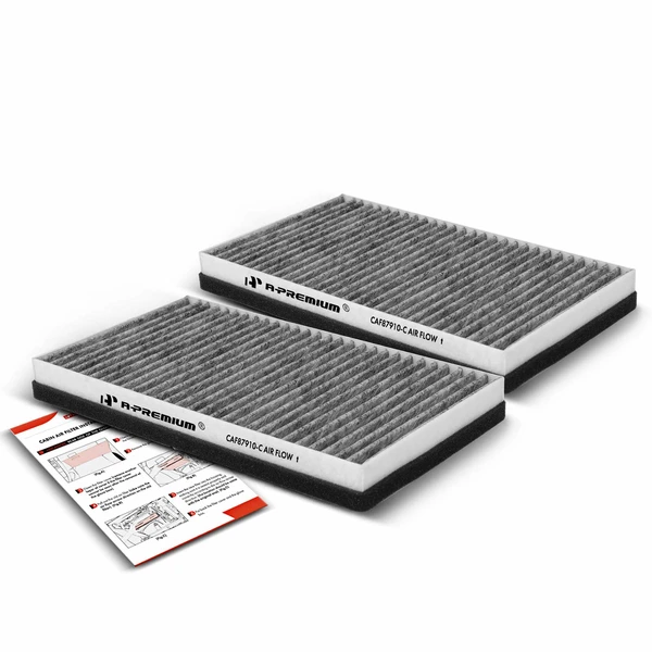2 Pcs Activated Carbon Cabin Air Filter for Chevy Tahoe GMC Yukon Sierra 3500