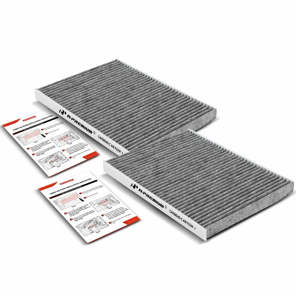 2 Pcs Activated Carbon Cabin Air Filters for Cadillac DeVille Buick LeSabre Pontiac