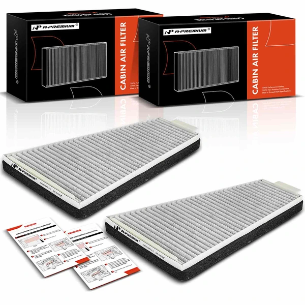 2 Pcs Activated Carbon Cabin Air Filter for 1996-2007 Ford Taurus