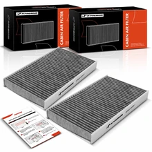 2 Pcs Cabin Air Filter with Charcoal Media for Maserati Ghibli Levante Quattroporte