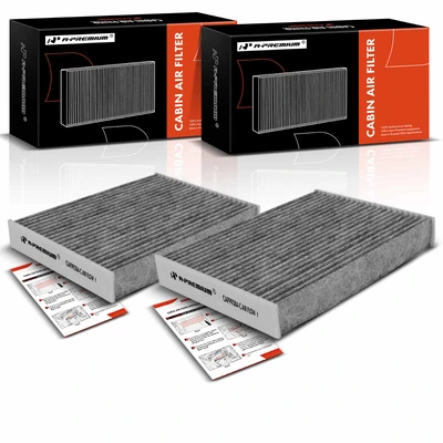 2 Pcs Activated Carbon Cabin Air Filter