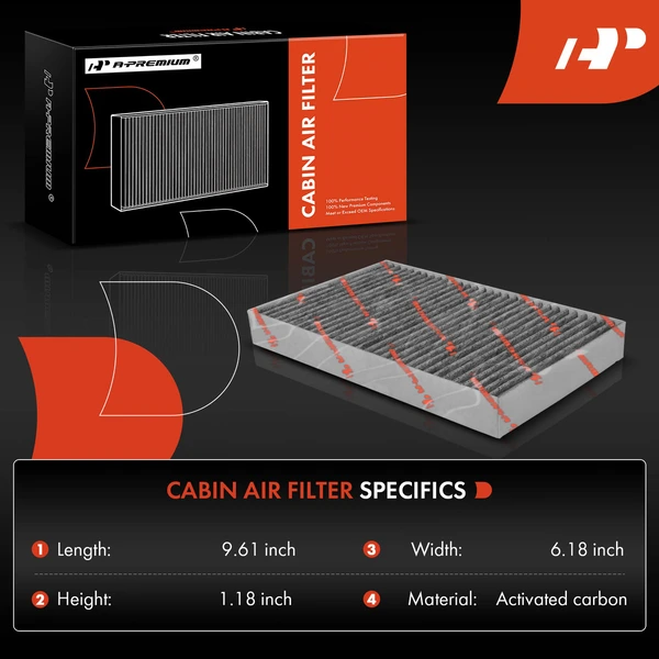 Activated Carbon Cabin Air Filter for Tesla Model S 2012-2016