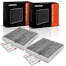 2 Pcs Cabin Air Filter with Charcoal Media