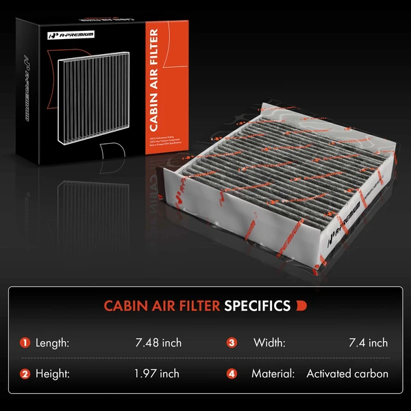 Fresh Air Cabin Air Filter for Mercedes-Benz W167 GLE350 2020-2025 X167 GLS450