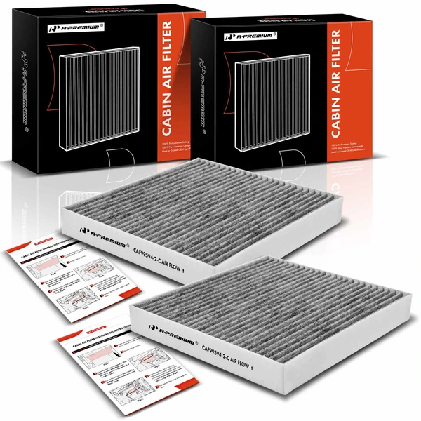 2 Pcs Activated Carbon Cabin Air Filters for 2022-2023 Hyundai Tucson