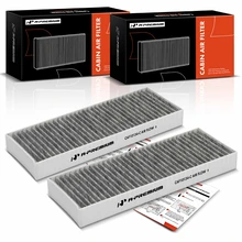 2 Pcs Cabin Air Filter Activated Carbon
