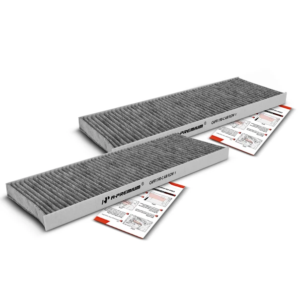 2 Pcs Activated Carbon Cabin Air Filter for Saturn L100 2001-2002 LS LW1