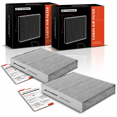 2 Pcs Activated Carbon Cabin Air Filter