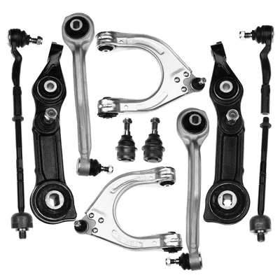 12 Pcs Front Control Arm Ball Joint Tie Rod