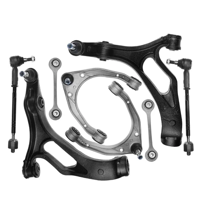 8 Pcs Front Control Arm Ball Joint Tie Rods Stabilizer Bar Link