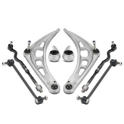 8 Pcs Front Control Arms Ball Joint Suspension Kit