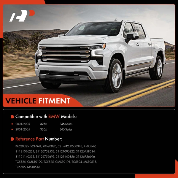 A Set of 4 Control Arm and Ball Joint Kit Front Side A-Premium APCA0299