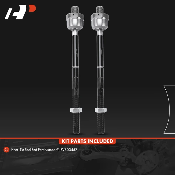 2 Pcs Front Inner Tie Rod End for Ford F-150 Expedition Lincoln Navigator