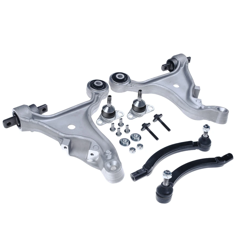 2003 Volvo S80 A Set of 6 Control Arm Ball Joint and Tie Rod End Kit Front Lower & Outer A-Premium APCA0358