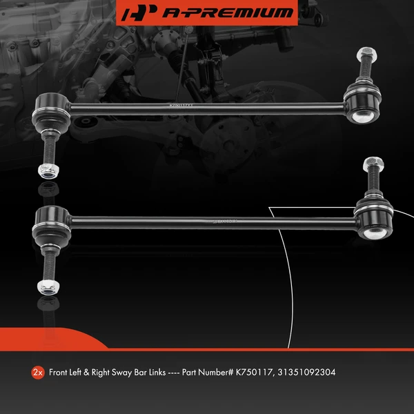 Sway Bar Link Front Side A-Premium APCA4721
