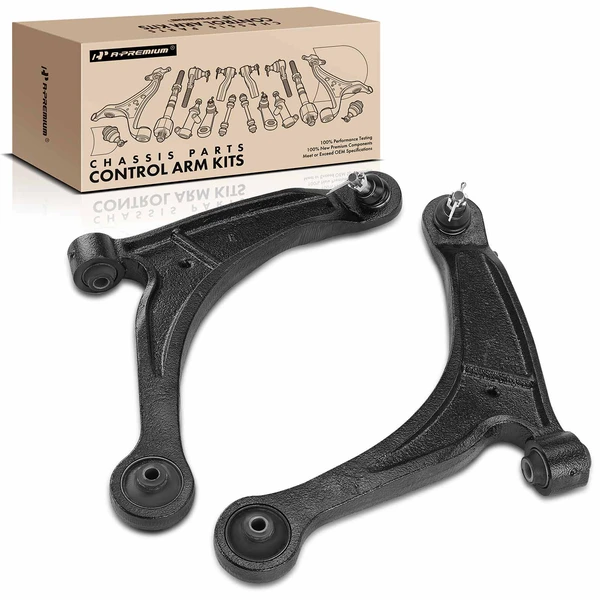 2-Pc Control Arm and Ball Joint Kit, Front Lower with Ball Joint A-Premium APCA6124