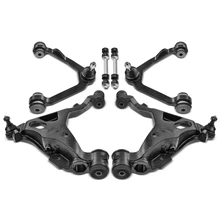 2000-2002 Ford Expedition A Set of 6 Control Arm and Sway Bar Link Kit Front Side A-Premium APCA2849