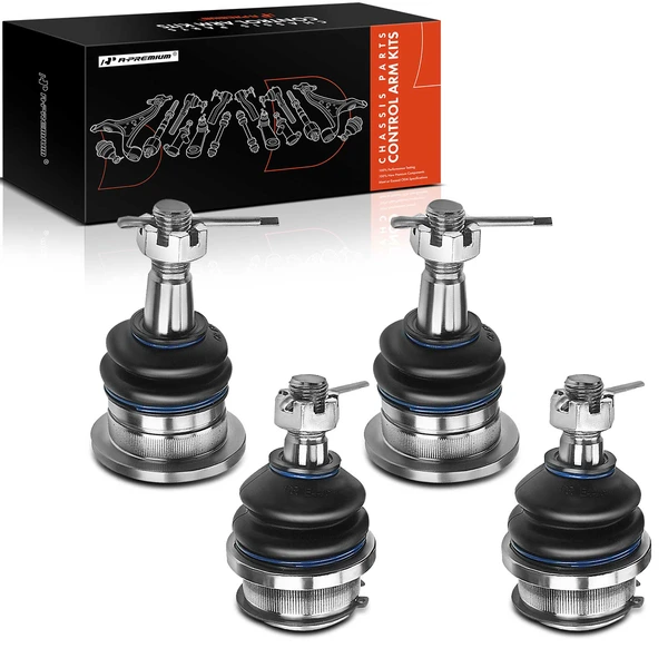 4 Pcs Front Lower & Upper Ball Joint for Toyota Tacoma 2005-2018