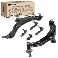 2001-2006 Nissan Sentra A Set of 6 Control Arm Sway Bar Link and Tie Rod End Kit Front Side A-Premium APCA2881