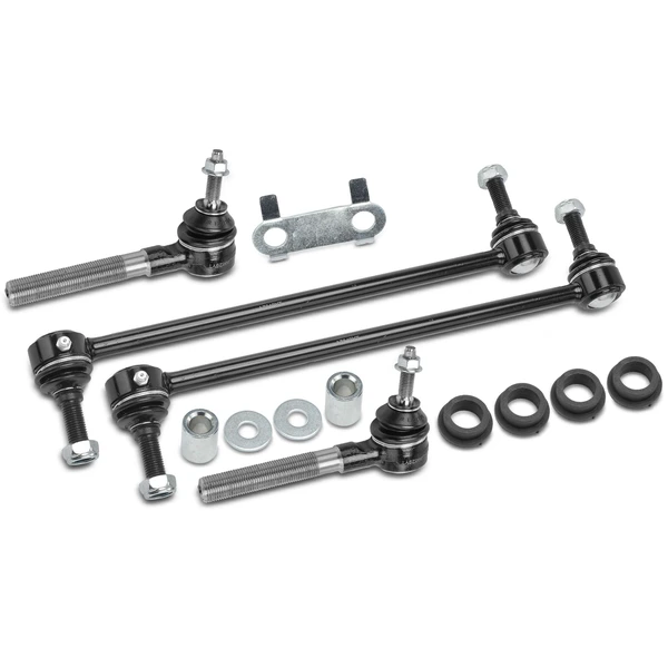 A Set of 5 Sway Bar Link and Tie Rod End Kit Front Side A-Premium APCA2984