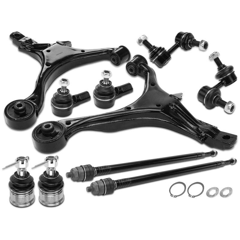 A Set of 10 Control Arm Ball Joint Sway Bar Link Tie Rod End Kit Front Inner & Outer A-Premium APCA3019