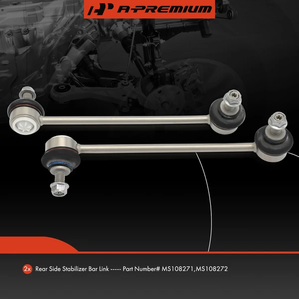 Sway Bar Link, Rear Side, A-Premium APCA6092