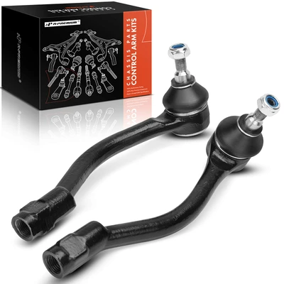 2 Pcs Front Outer Tie Rod End